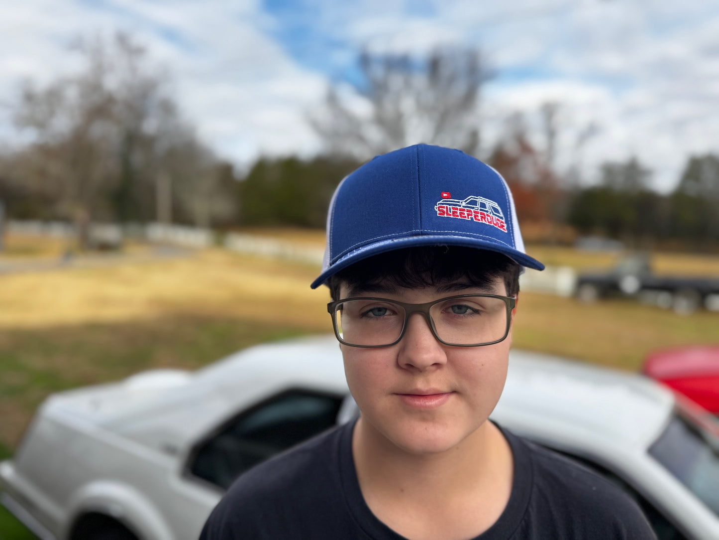 AA Sleeperdude  Richardson 112 Adjustable Blue WHITE LOGO