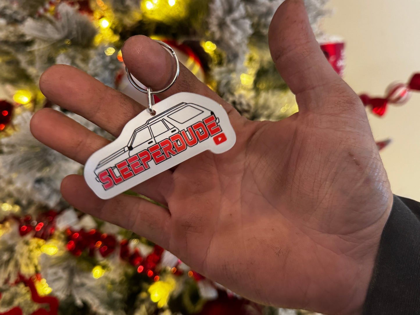 SLEEPERDUDE LOGO ACRYLIC KEYCHAIN