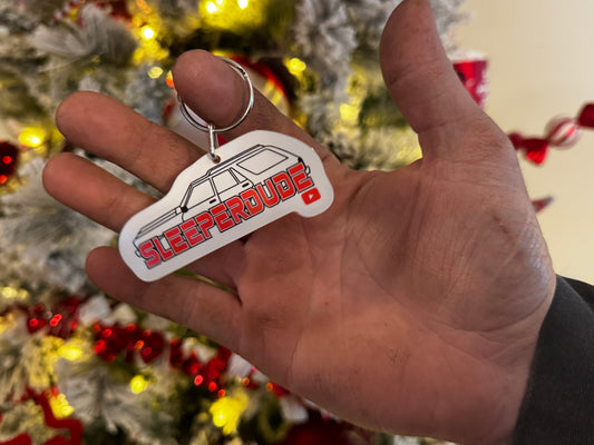 SLEEPERDUDE LOGO ACRYLIC KEYCHAIN