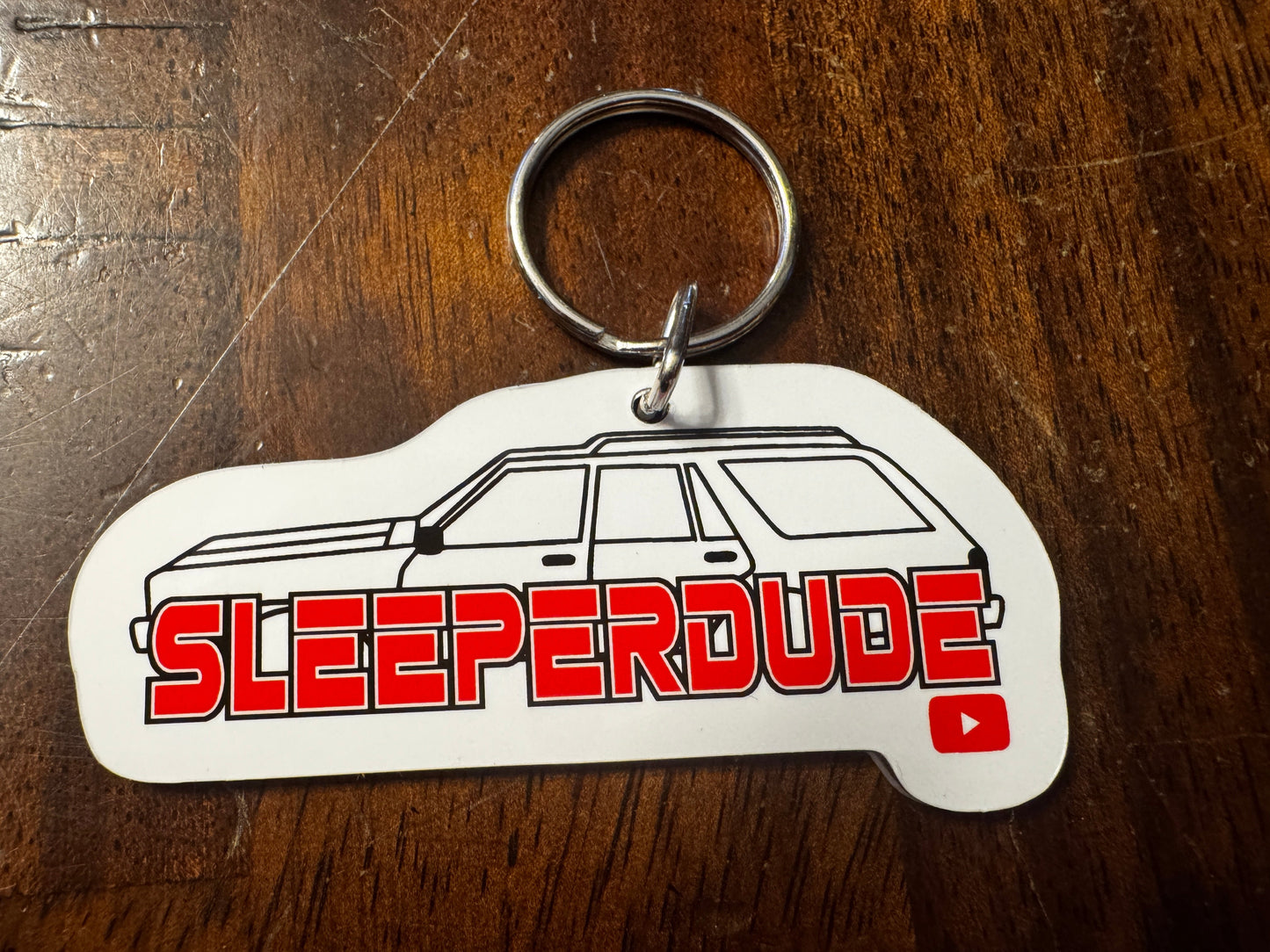 SLEEPERDUDE LOGO ACRYLIC KEYCHAIN