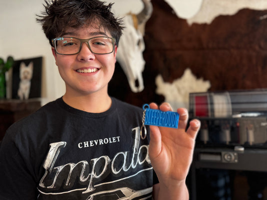 Ralphie's 3D Printed Better than ever  BLUE SLEEPERDUDE KEYCHAINS