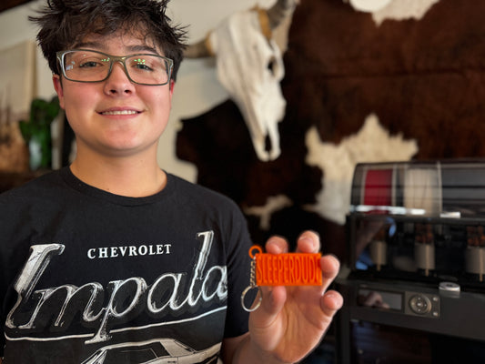 Ralphie's 3D Printed Better than ever ORANGE SLEEPERDUDE KEYCHAINS